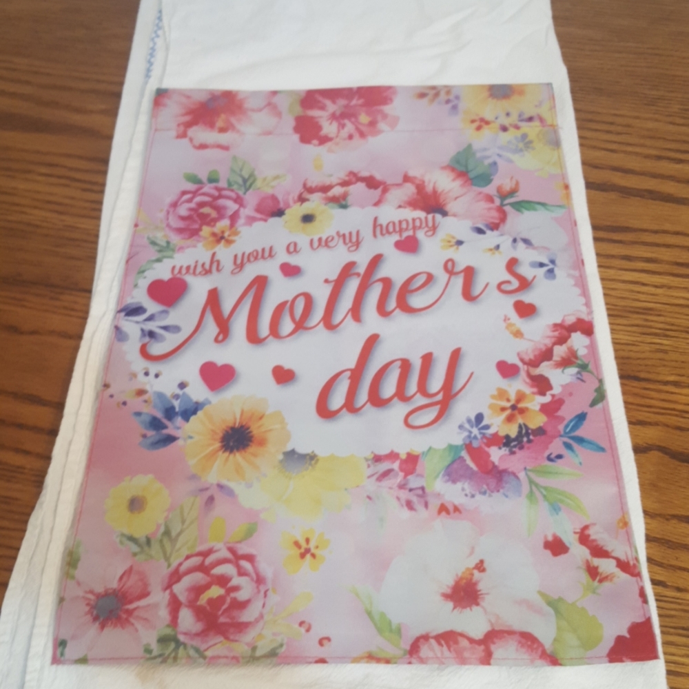 NWOT Mother's Day Garden Flag